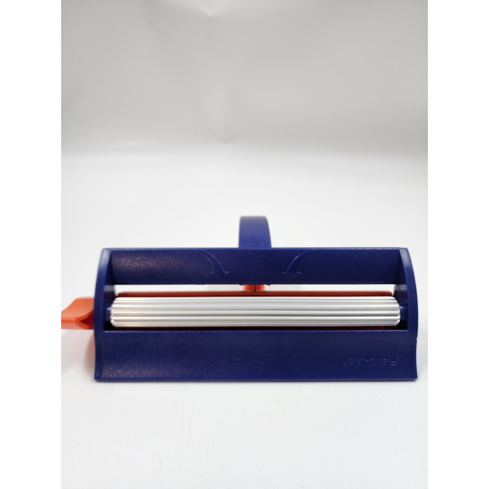 Fiskars Paper Crimper Corrugating Tool Blue Orange Craft Scrapbooking Roller